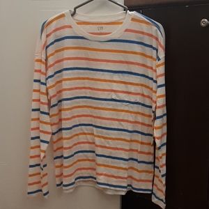 Stripped long sleeve shirt